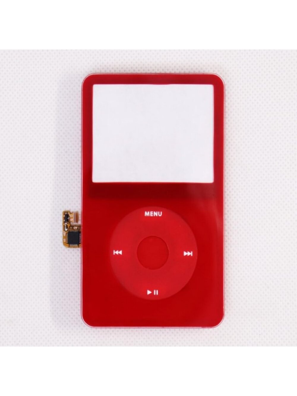 Red Plastic Faceplate Housing Case for iPod 5th Gen Video - Clickwheel & Center